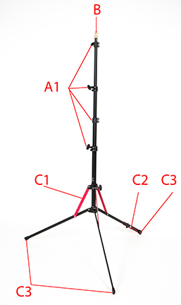 Manfrotto MS490 Portable Light Stand
