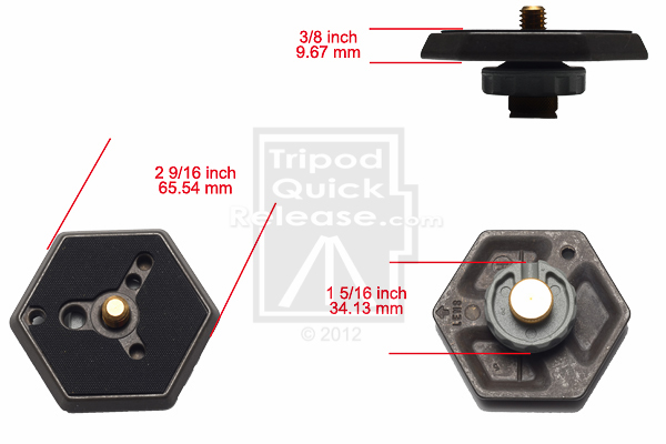 3/8 Hexagonal Quick Release Plate 