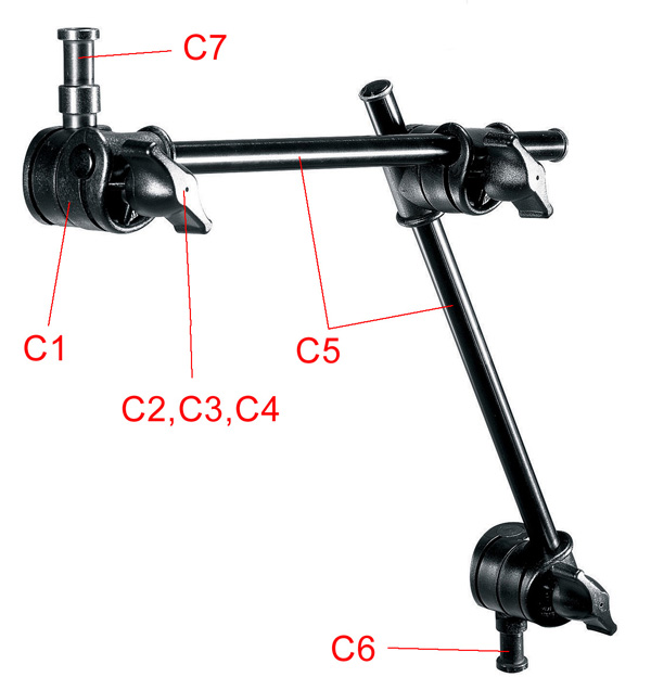 196 articulated arm