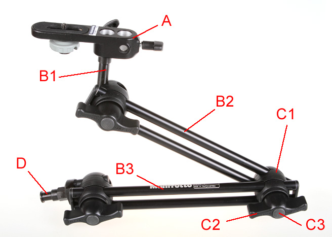 396B-2 Section Articulated Arm