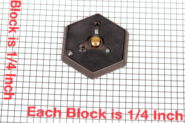 3/8 Hexagonal Flush Bottom QR Plate 