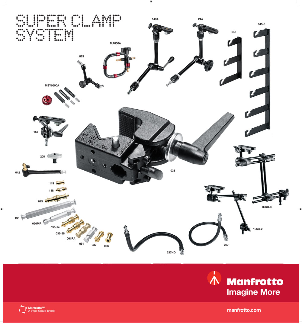 Manfrotto Super Clamp Accessories