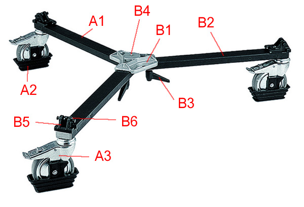 Manfrotto 114MV video dolly