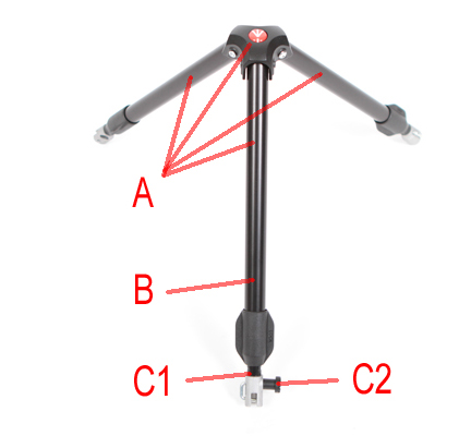 Manfrotto 537SPRB Spreader