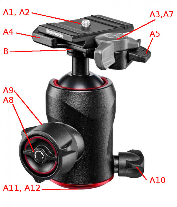 Manfrotto MH496-BH Ball Head