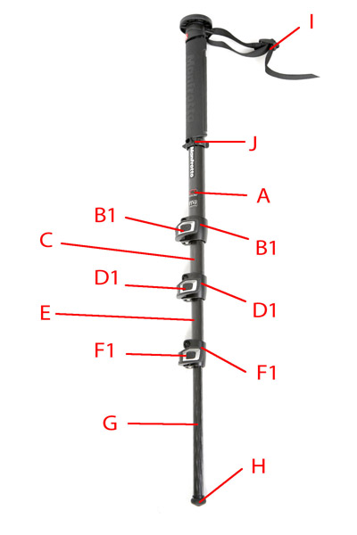 MANFROTTO MMXPROC4 MONOPOD