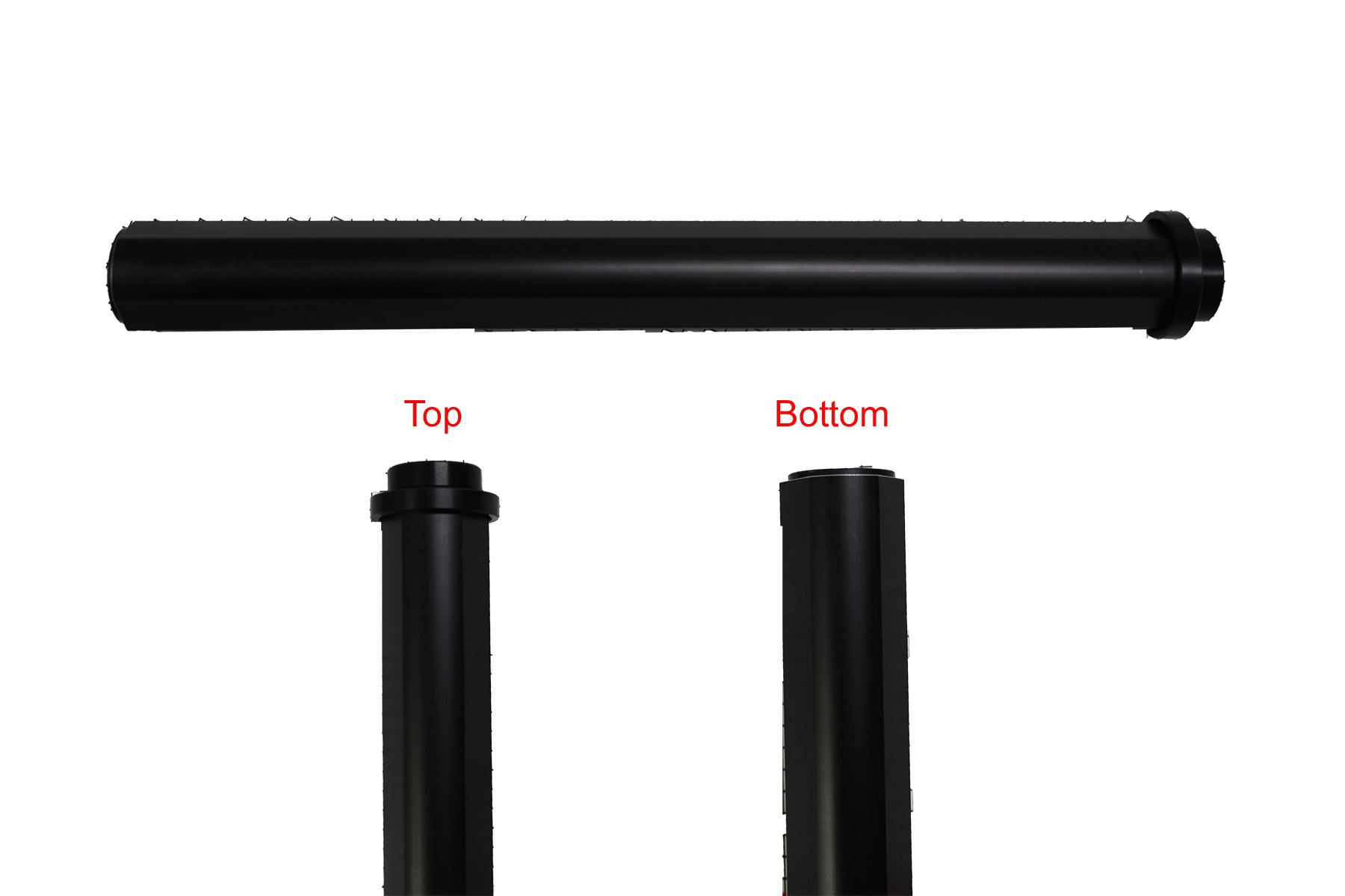 Black Center Column Tube