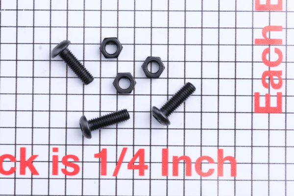 Torx Pan Head Screw & Nut - 3 pack 