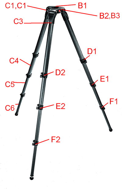 536 carbon tripod