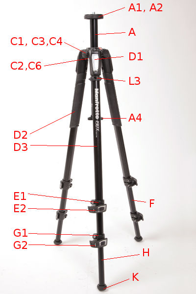 Manfrotto MT190x3 Tripod