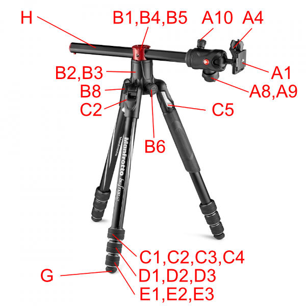 Befree GT XPRO Aluminum Tripod